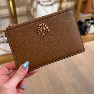Tory Burch Tan Leather Card Wallet